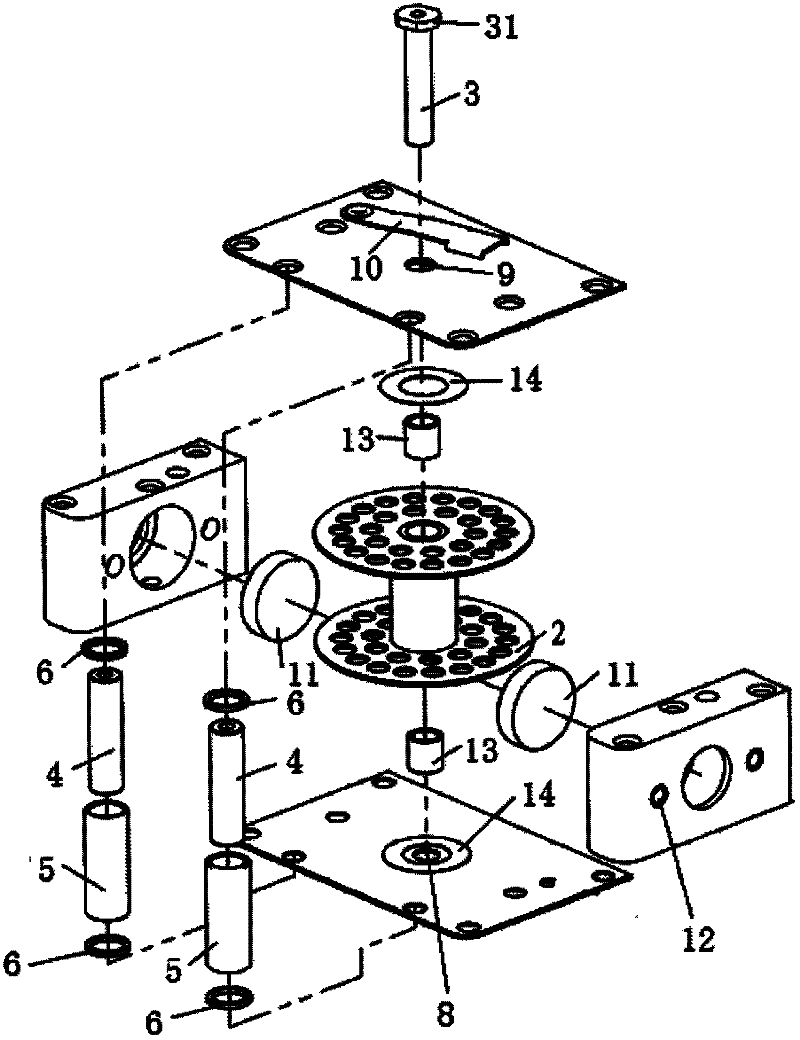 Radial unwinding weft carrier and its radial unwinding method