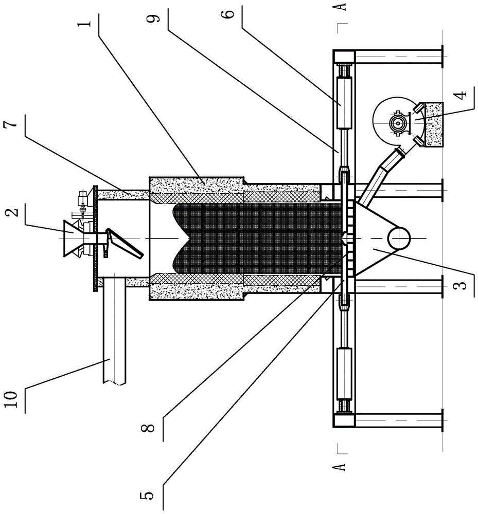 High-efficiency and energy-saving vertical sintering machine