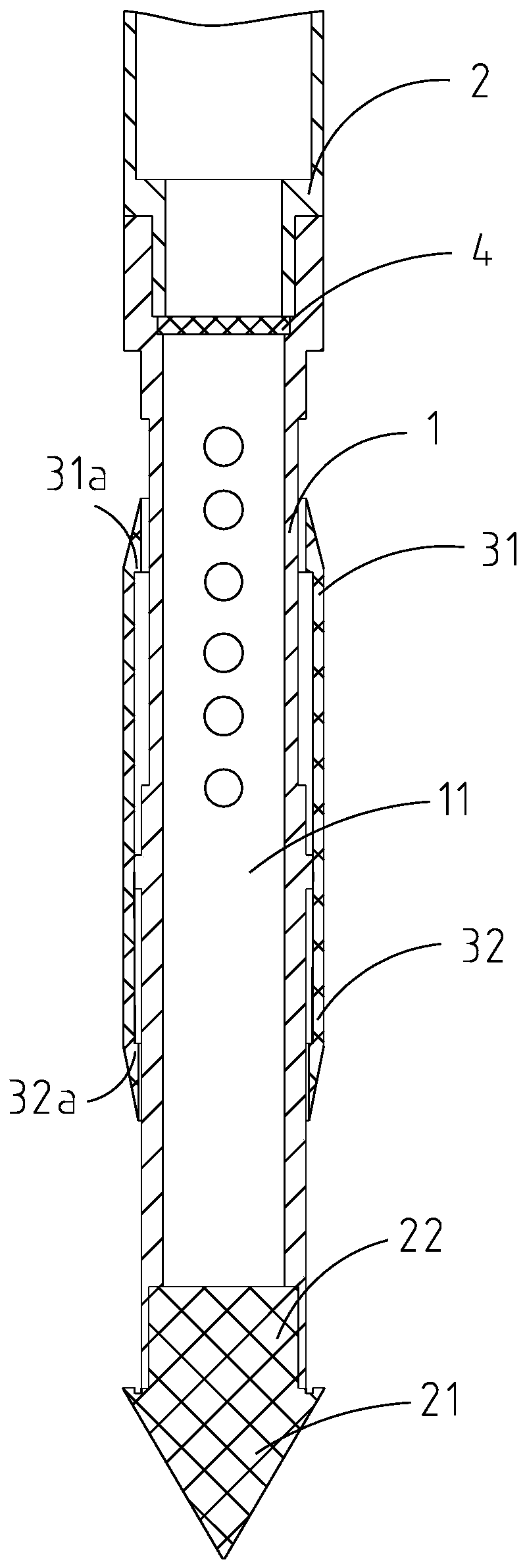 Water level probe for measuring underground water level