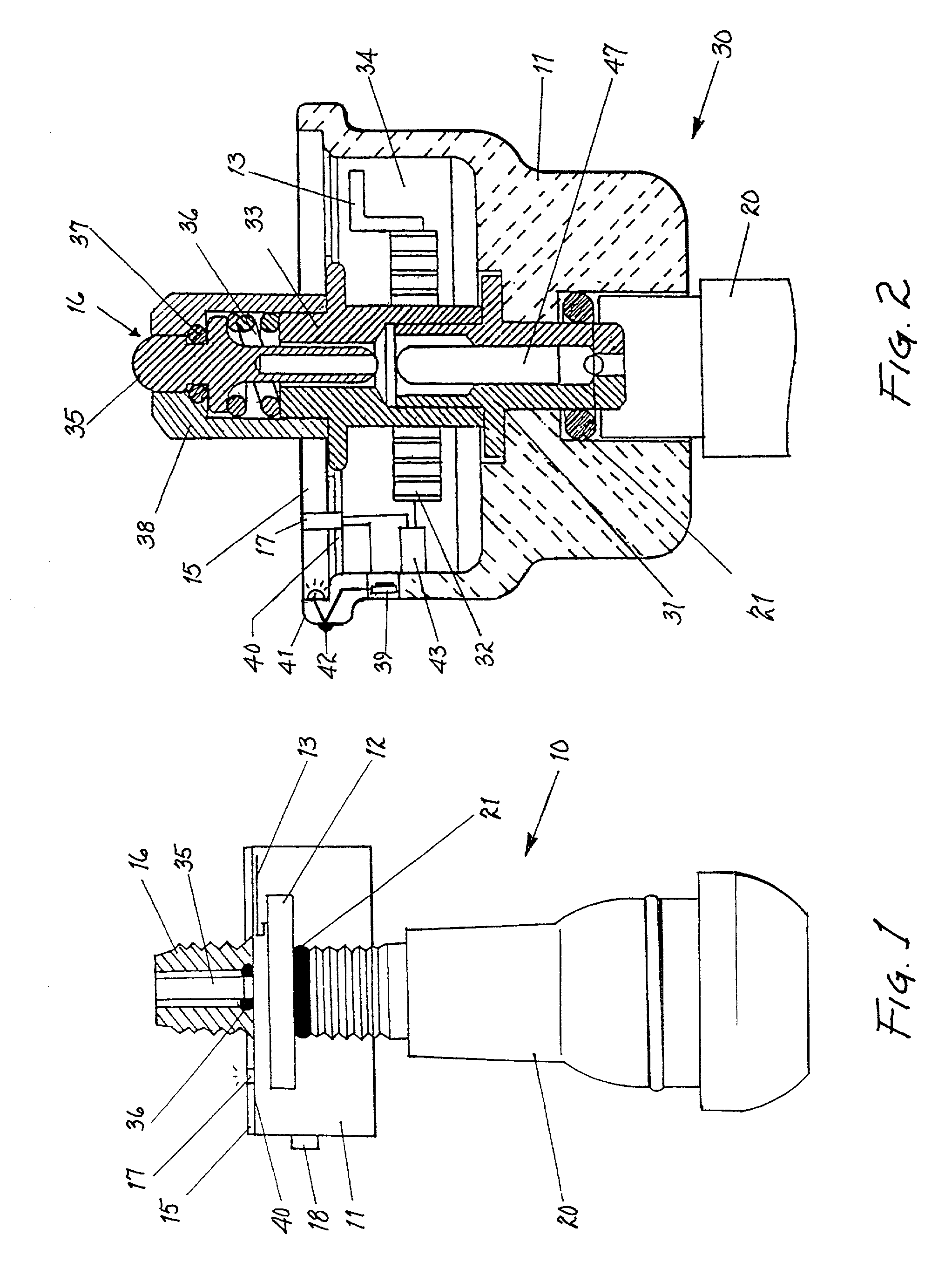Air pressure gauge assembly for continuous monitoring of tire inflation pressure