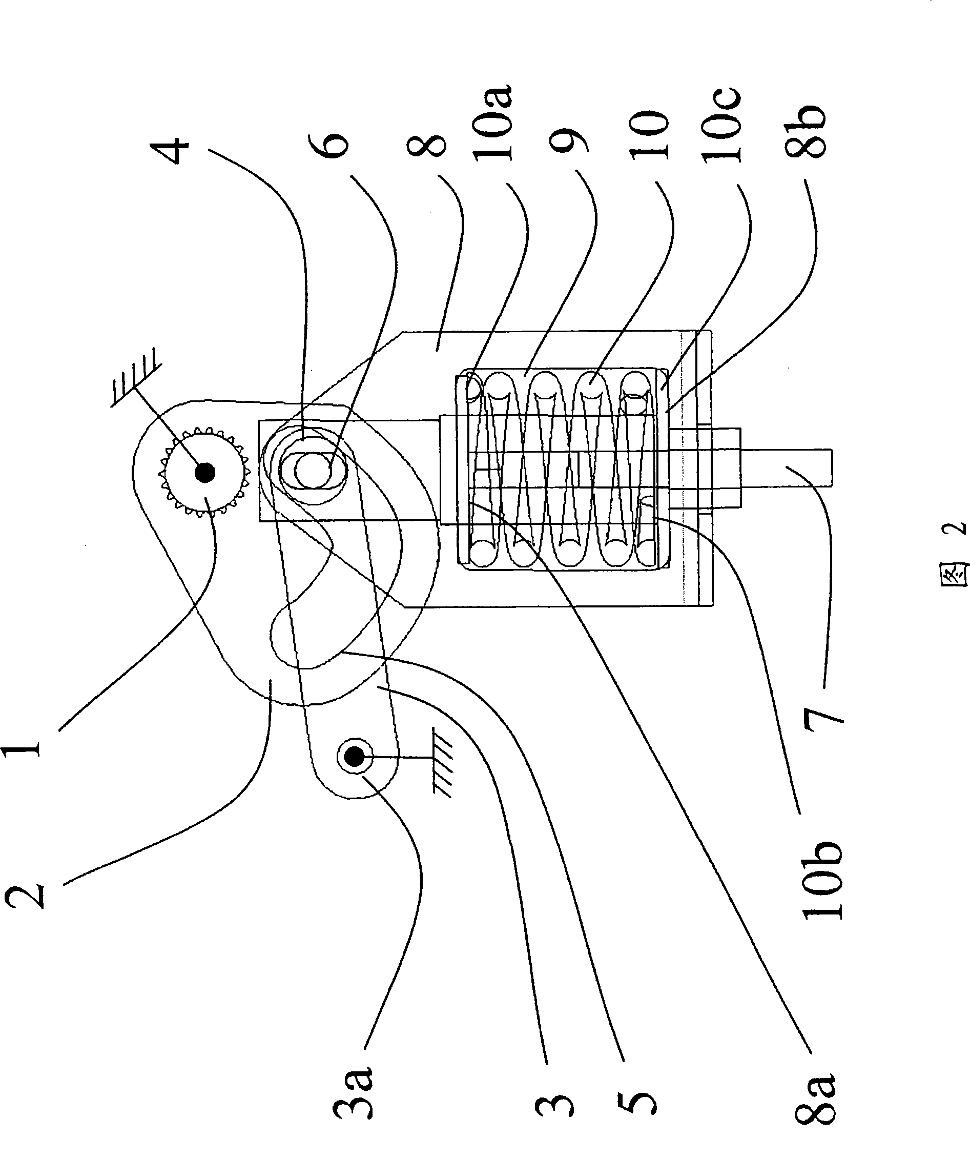 Device for controlling the opening and/or closing of the electrical contacts in an electrical apparatus and electrical apparatus containing such a device