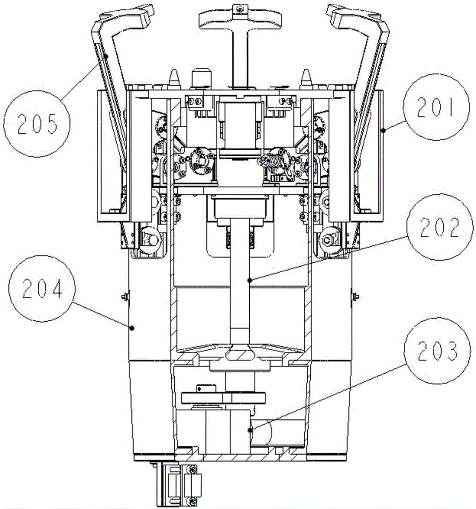 Space capturing and locking device