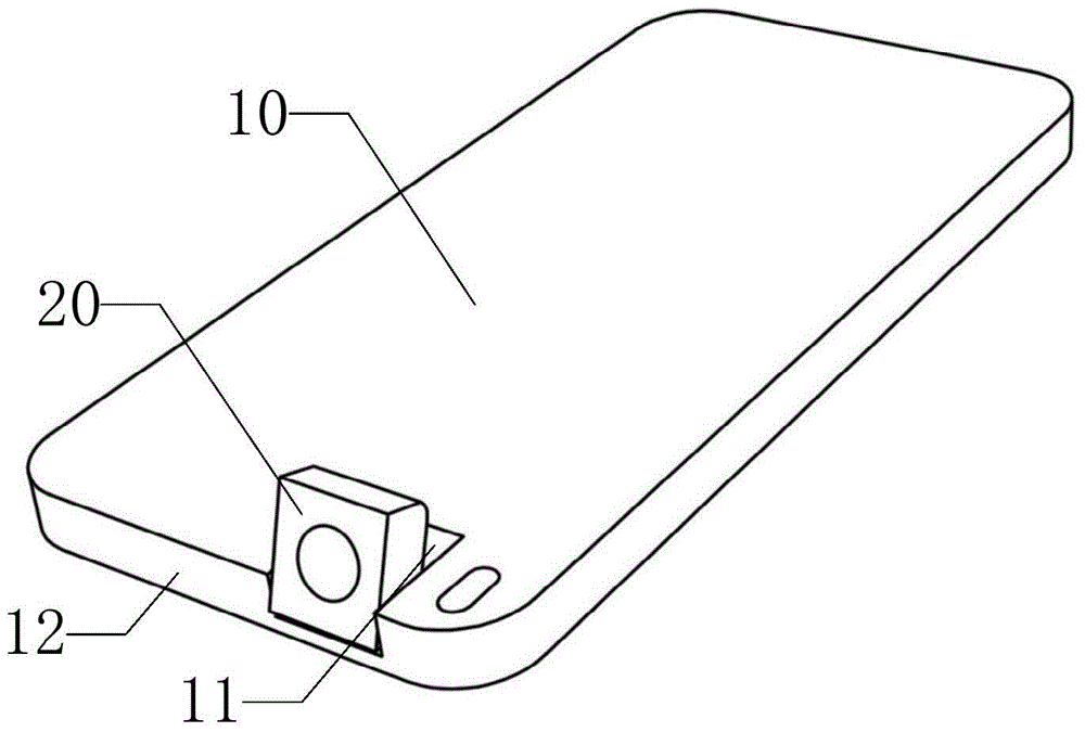 Mobile terminal and full-automatic turnover camera shooting assembly