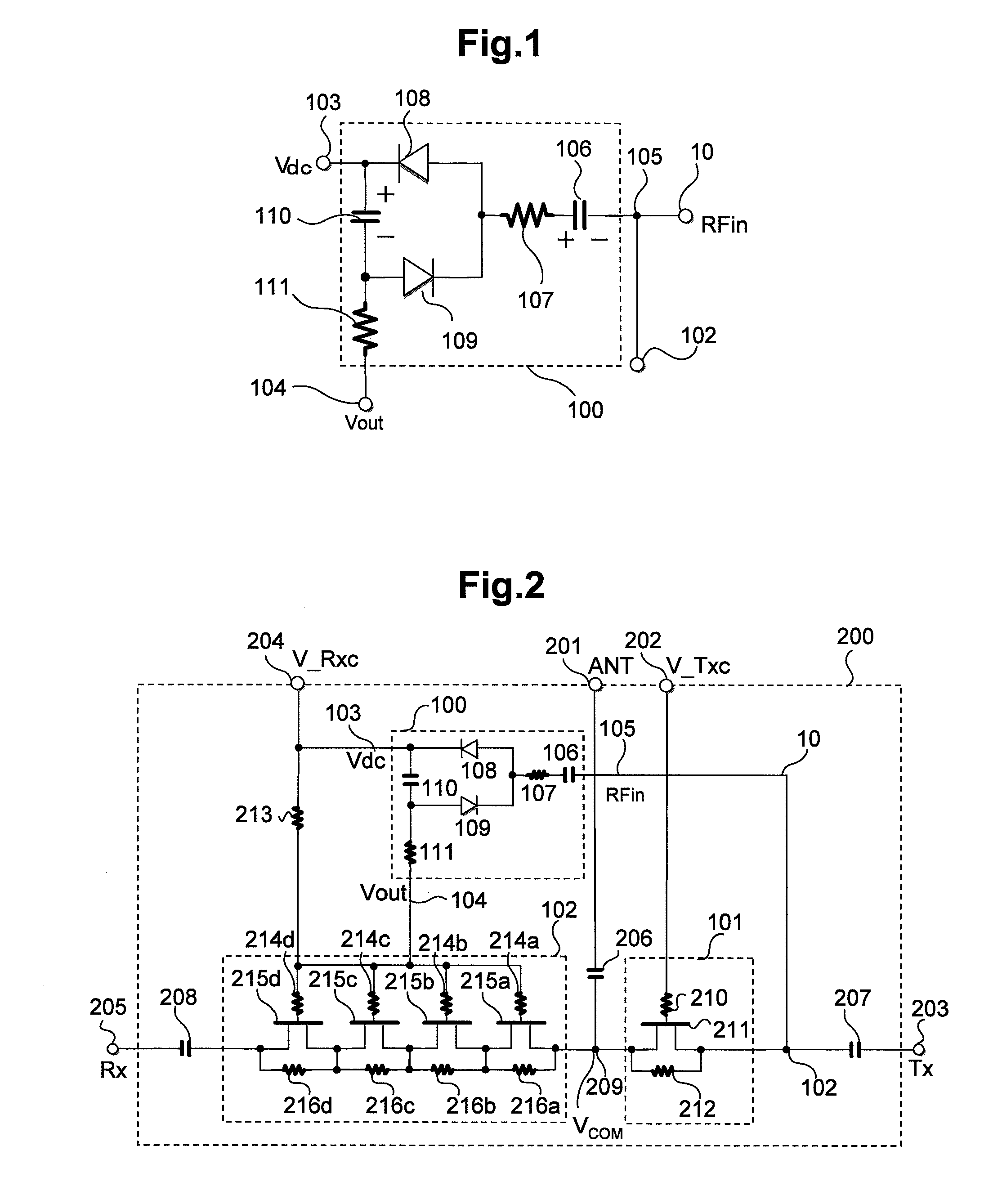 Semiconductor integrated circuit and high frequency module with the same