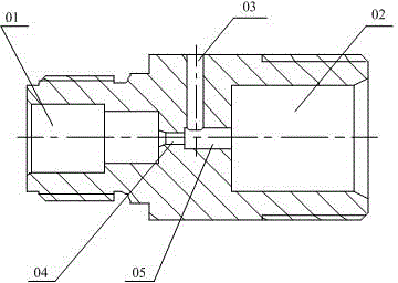 Water outlet device for cleaning machine and column/piston pump