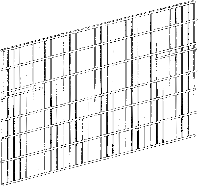 Netting type sales promotion frame