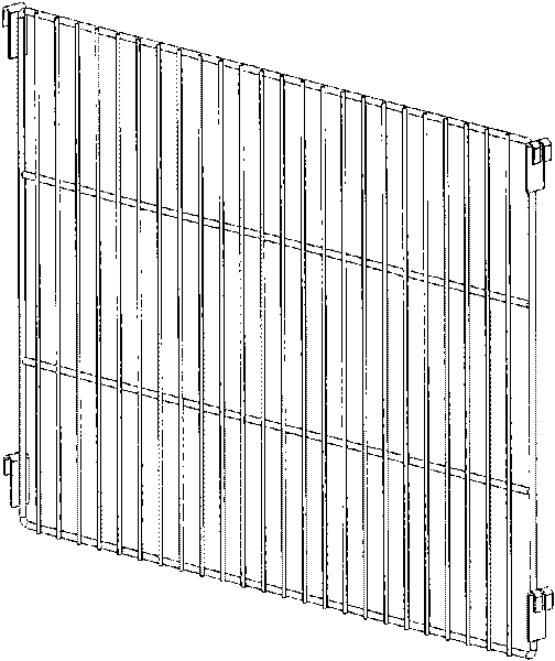 Netting type sales promotion frame