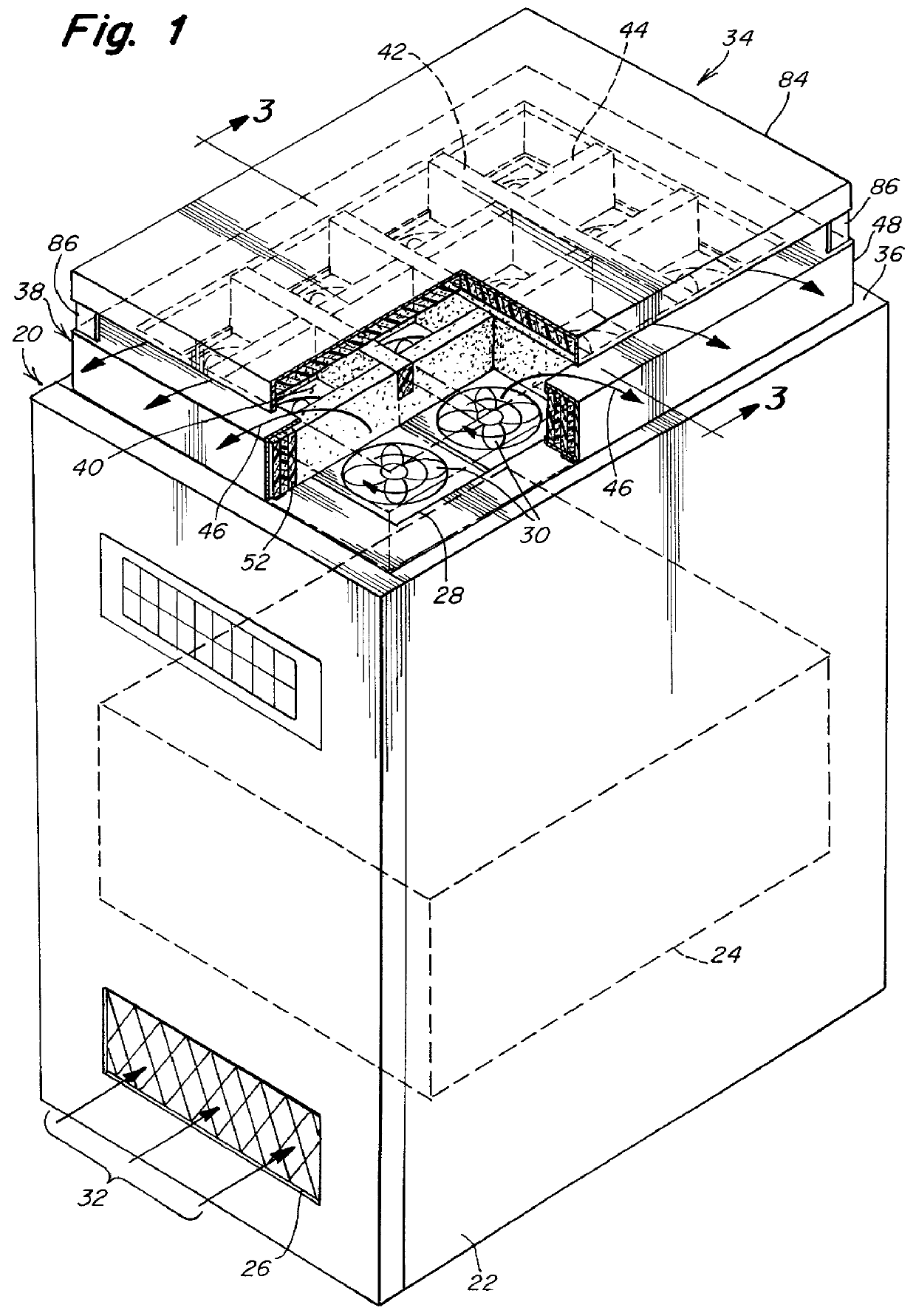 Noise reduction hood for an electronic system enclosure