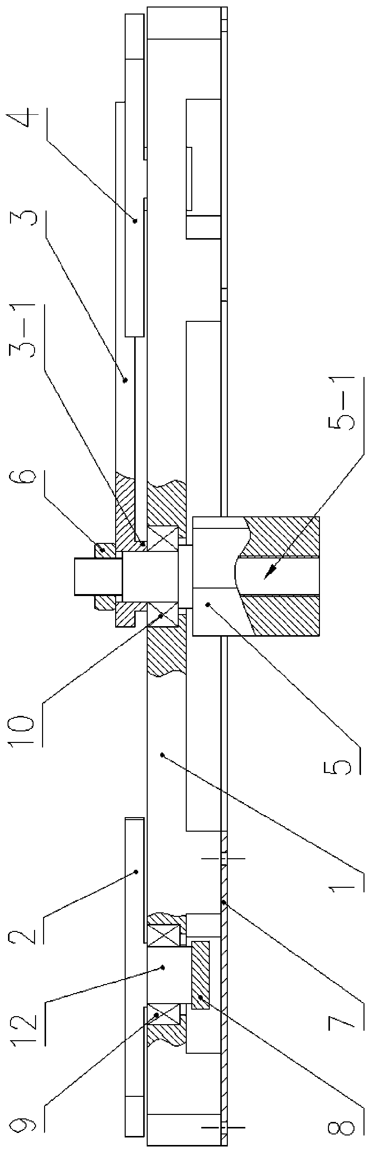 Portable swing angle testing device for automobile windscreen wiper