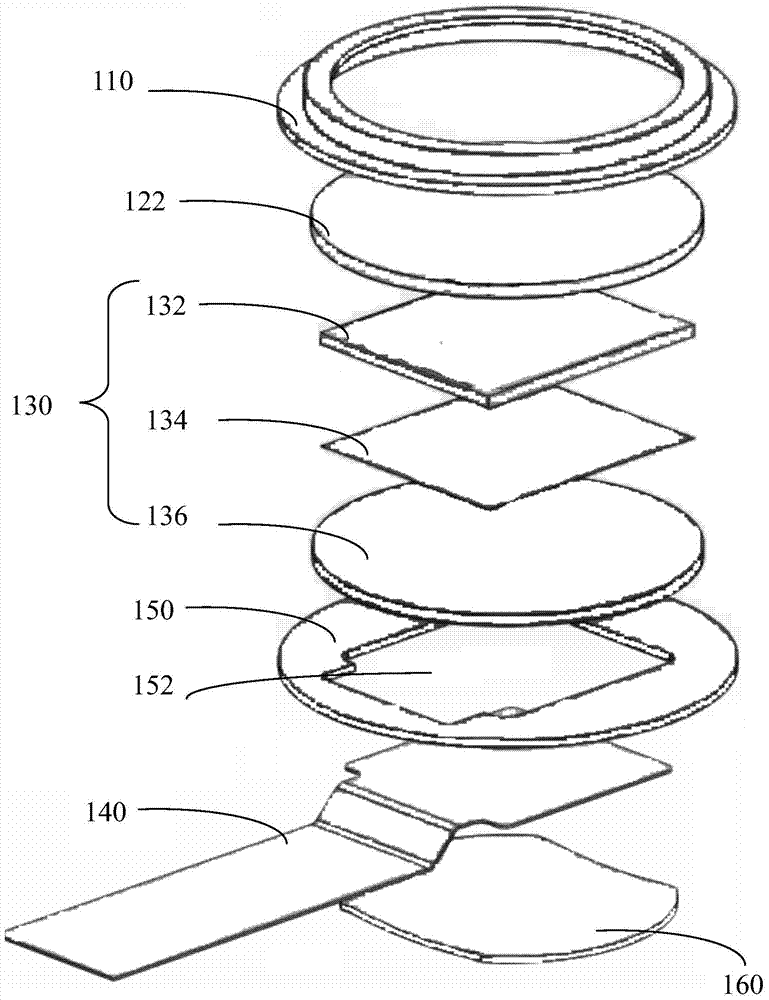 Fingerprint recognition sensor packaging structure, electronic device and method for manufacturing fingerprint recognition sensor