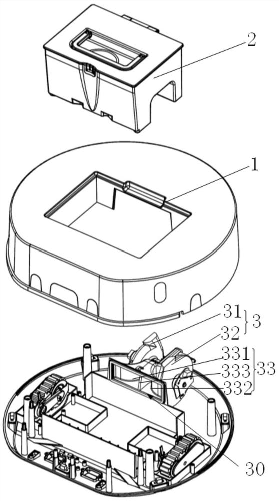 Dust suction guide structure, dust suction mechanism and sweeping robot