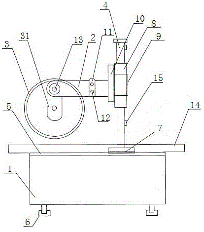 Metal polishing machine with uniform polishing effect