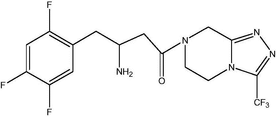 Sitagliptin derivative or pharmaceutically acceptable salt, as well as preparation method and application thereof