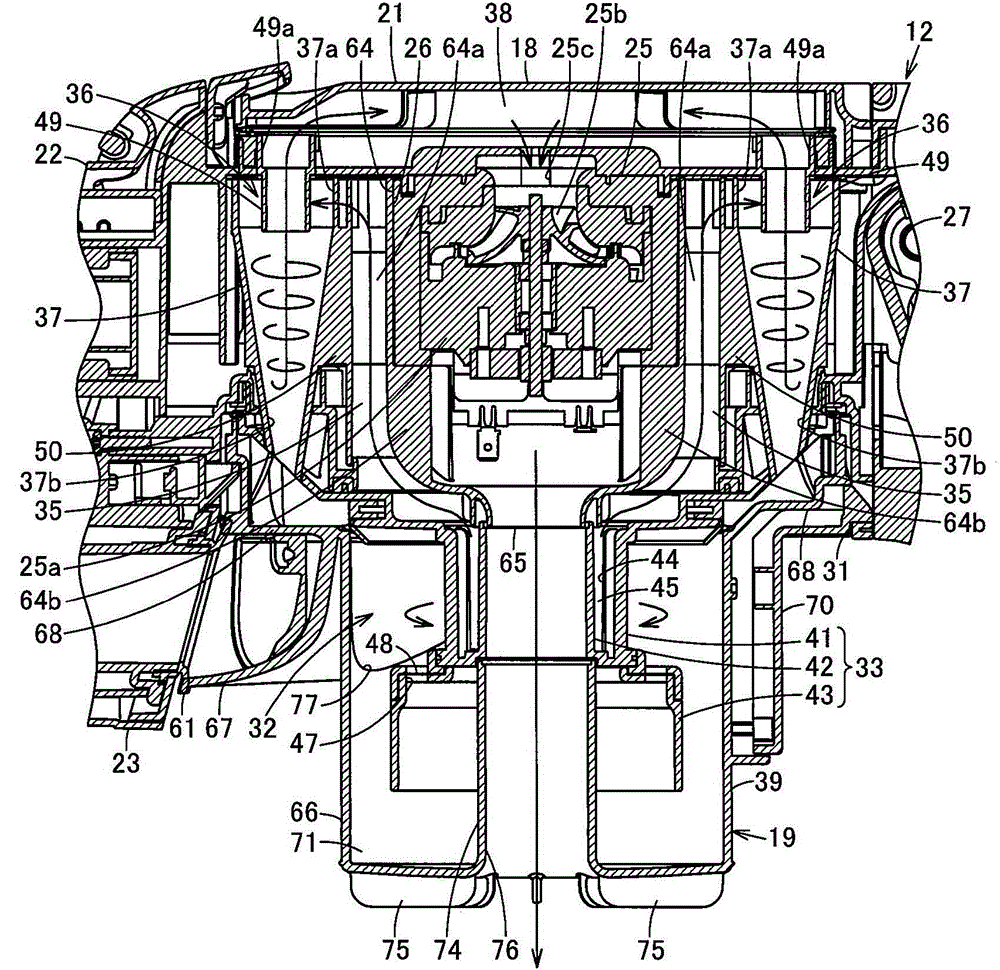 Electric vacuum cleaner