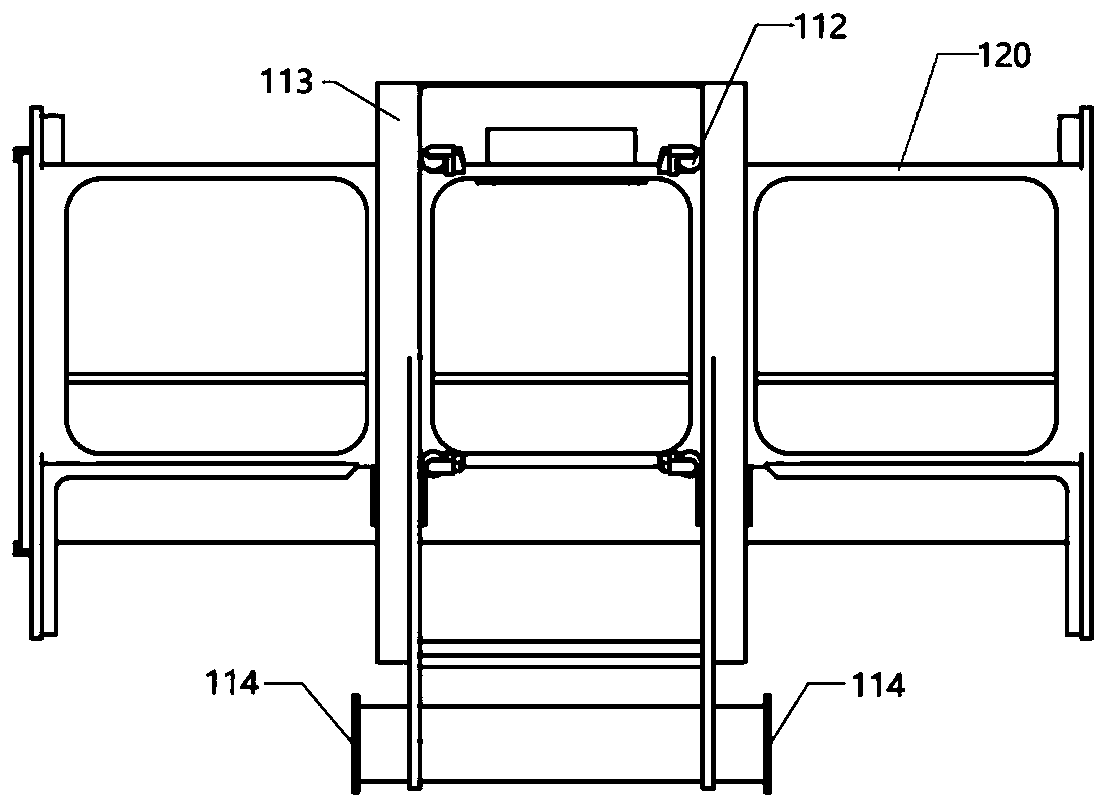 Wheel type adaptive supporting system and large-scale sightseeing big-wheel lift car