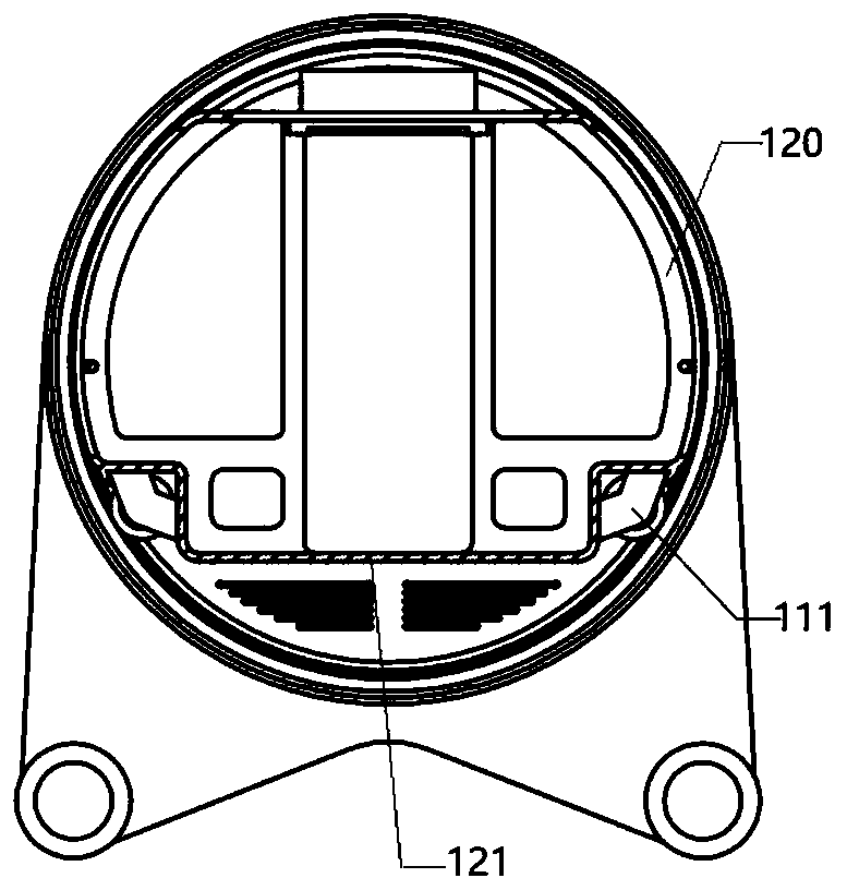 Wheel type adaptive supporting system and large-scale sightseeing big-wheel lift car