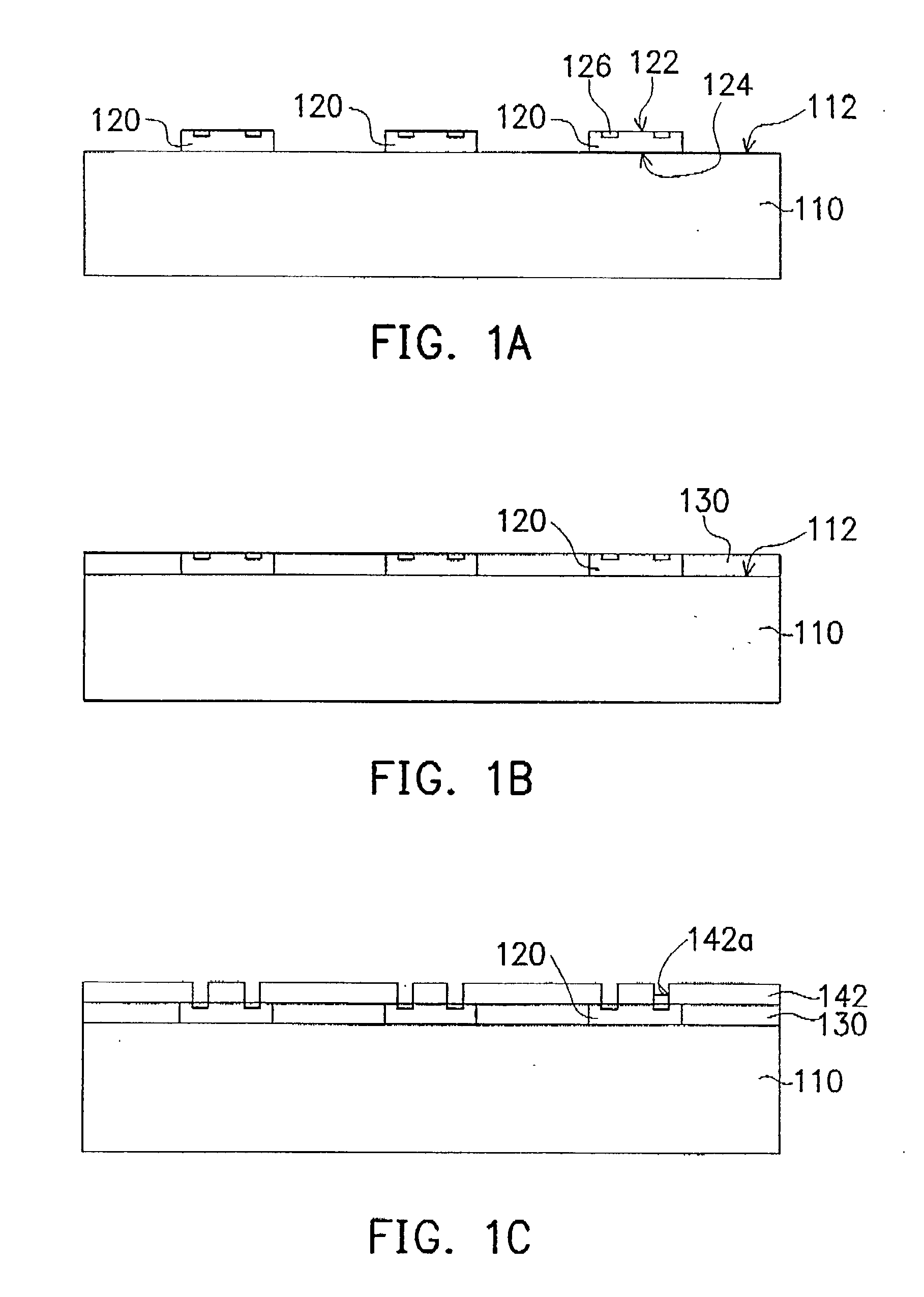 Integrated chip package structure using silicon substrate and method of manufacturing the same