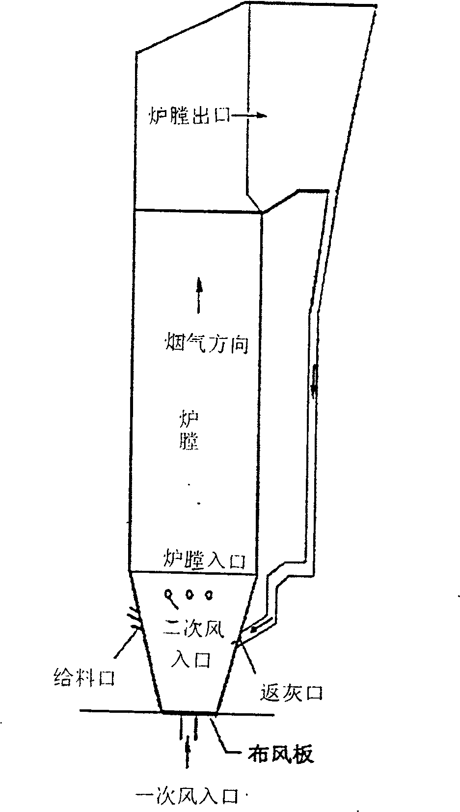 Method for measuring flow parameter distribution in particle flow two-phase flow reactor