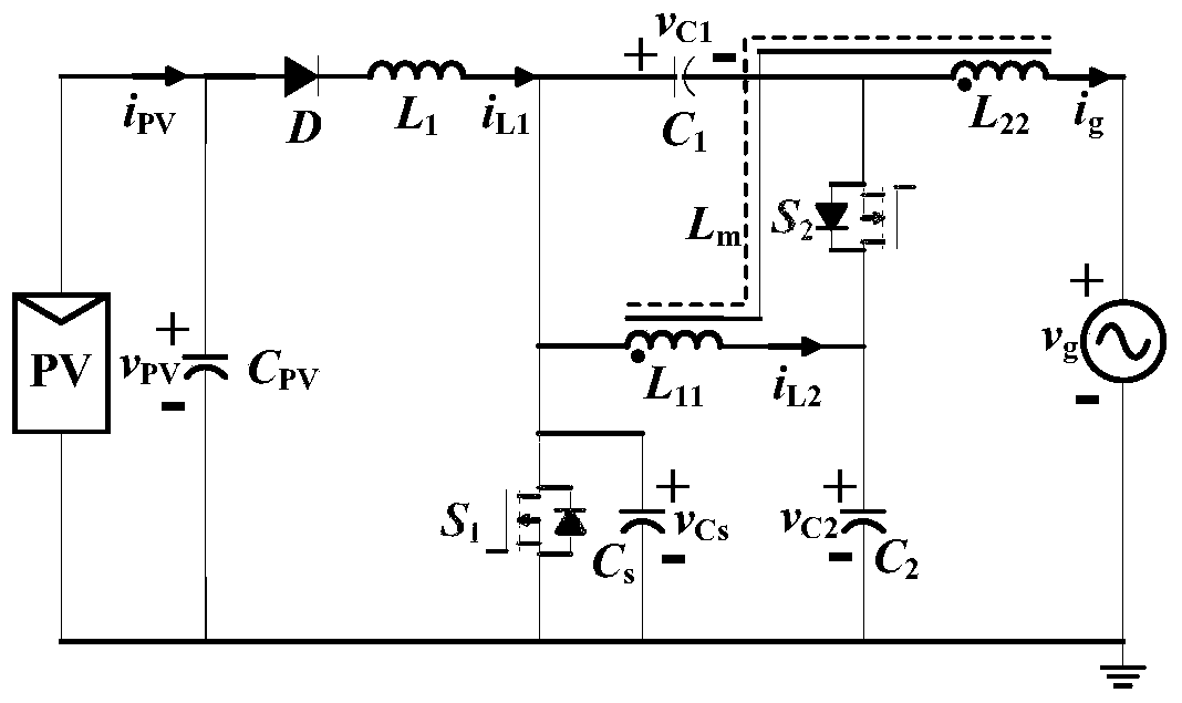 Novel topological-structure multifunctional single-phase grid-connected inversion system and method