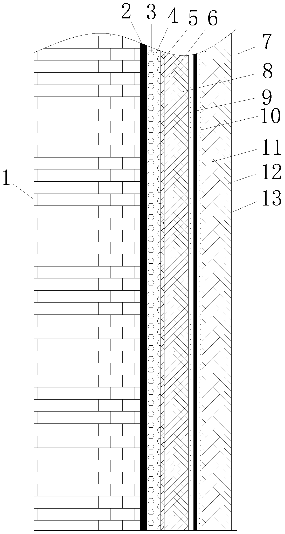 Novel flame-retardant soundproof wall cloth