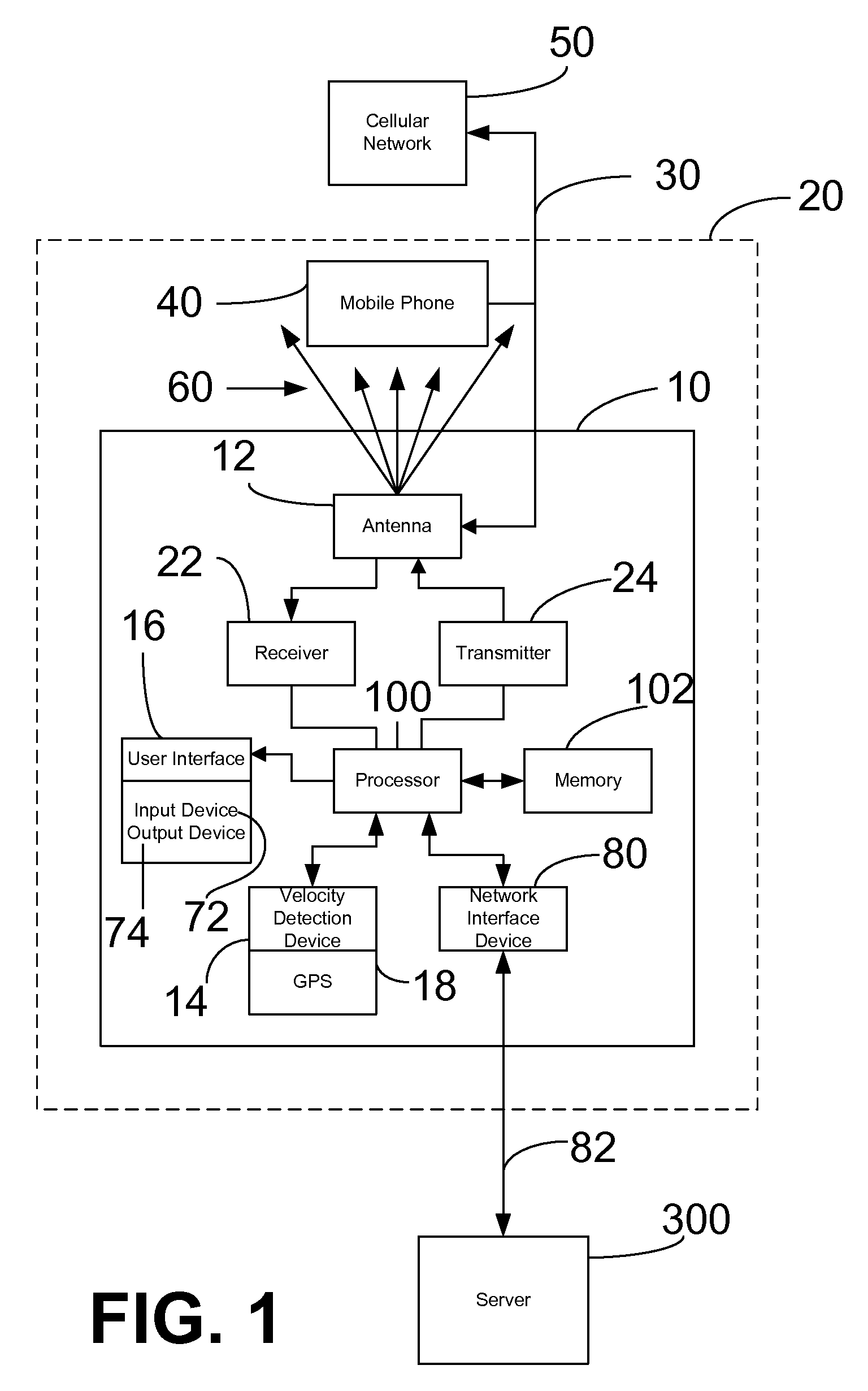 Mobile phone detection and interruption system and method
