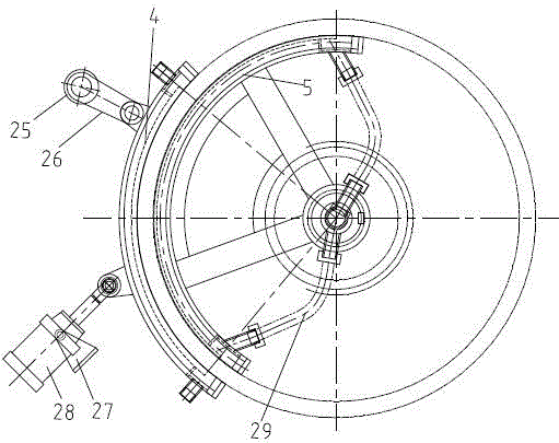 Crystallizing wheel water jacket cooling system