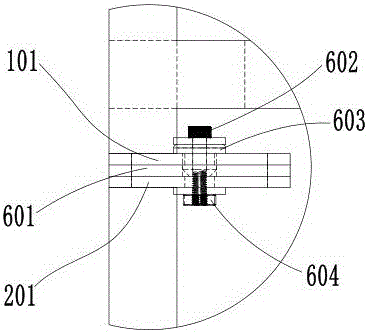 Split damping cart and damping method