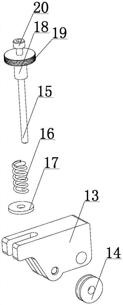 Self-locking type abrasive brush roller drive device for steel plate cleaning and derusting