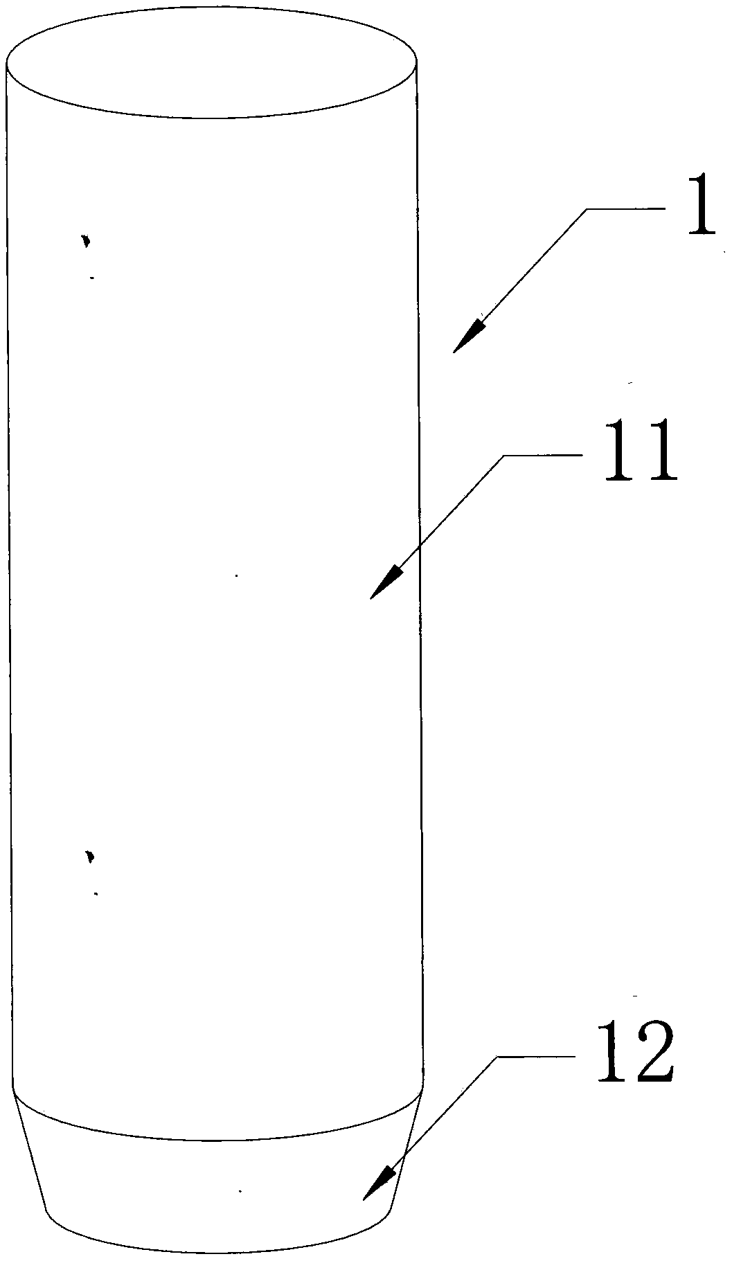 Manufacturing method of thin-wall steel pipe confined bamboo member