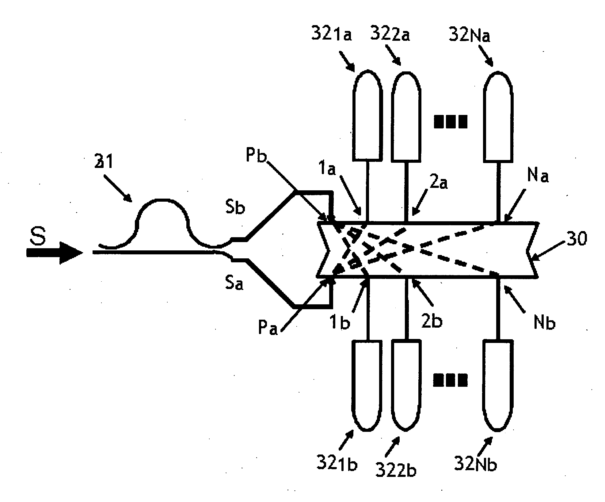 System and method for demultiplexing optical multi-wavelength signals