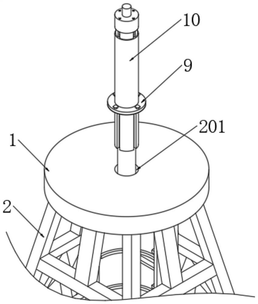 Communication tower lightning arrester convenient to install and construction method