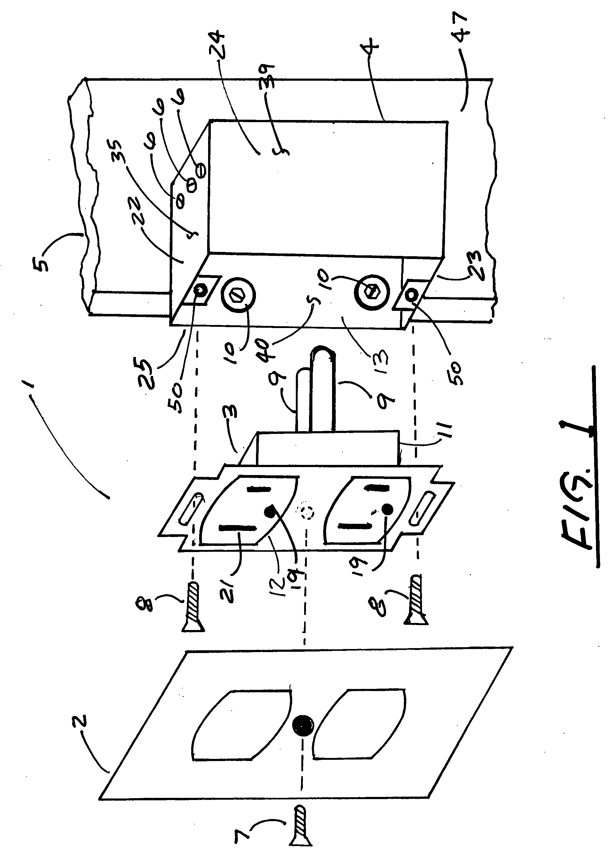 Electrical receptacle and box apparatus