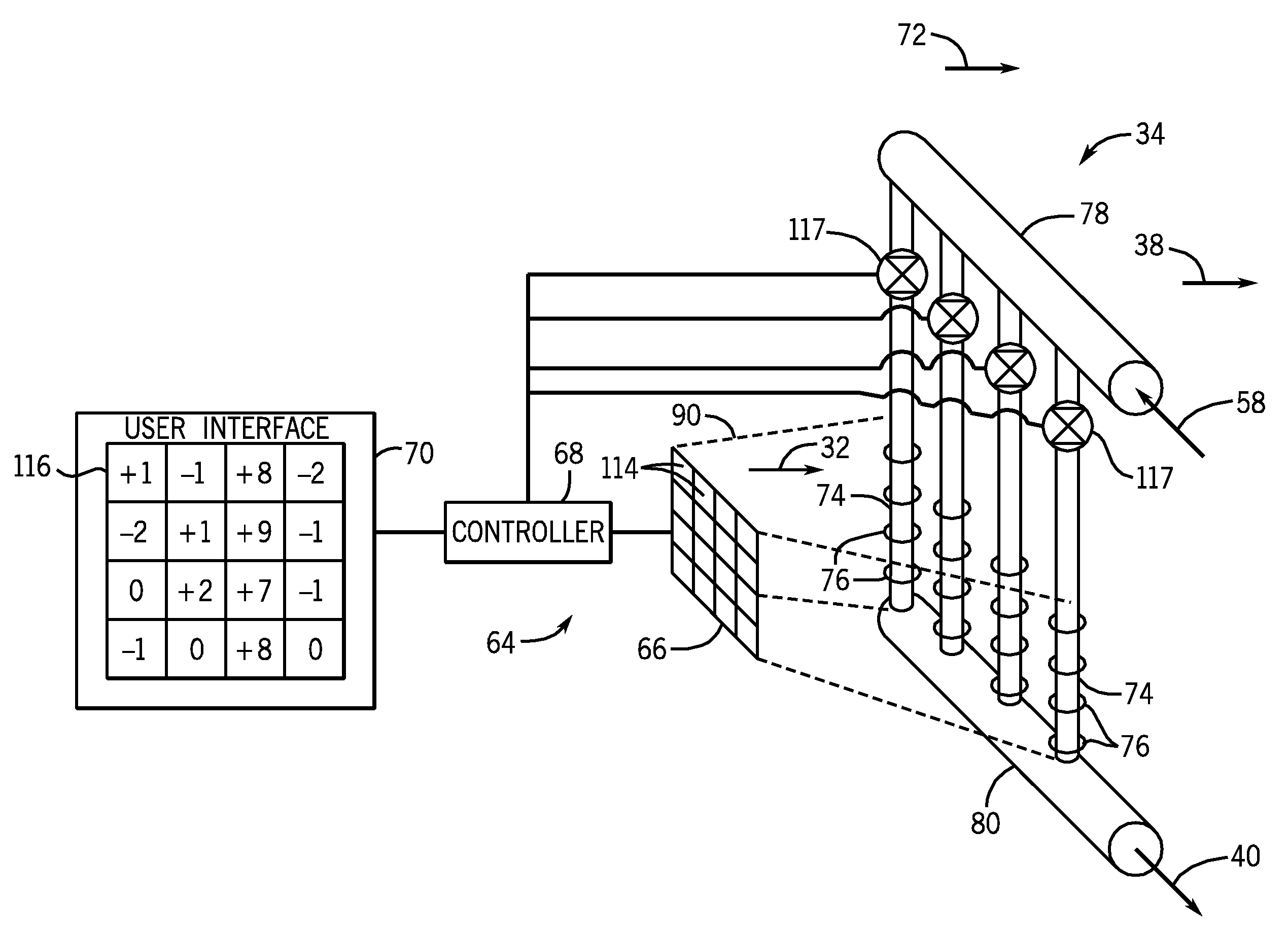Thermal control system for fault detection and mitigation within a power generation system