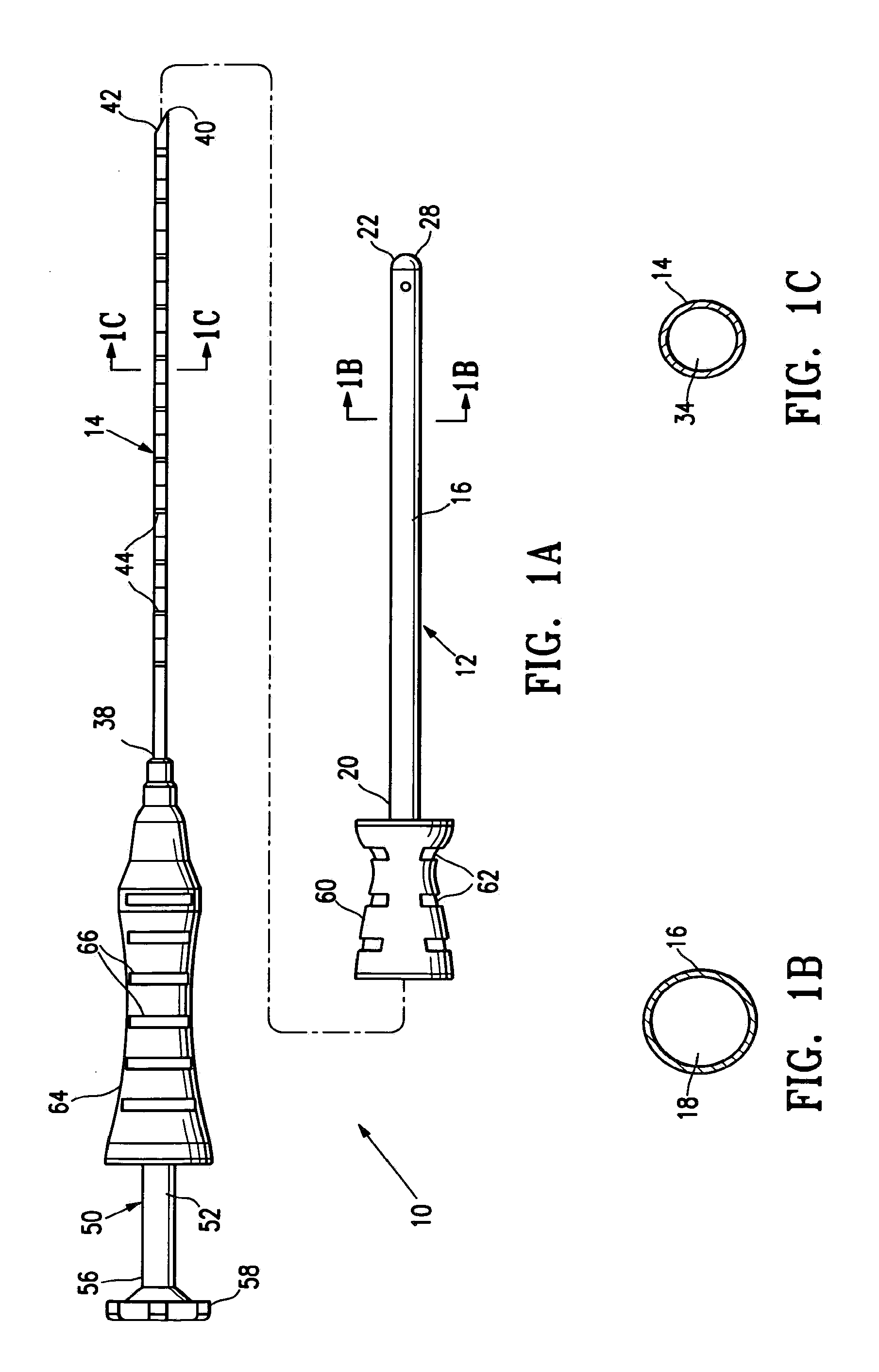 Marker delivery device with obturator