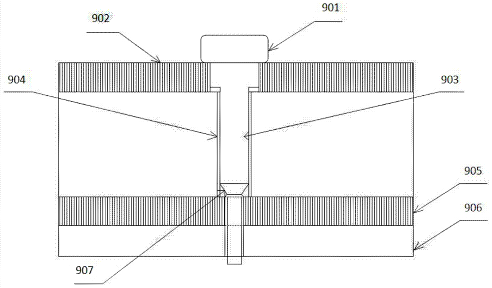 High-temperature-resistant laminate based on steel wire gauze pad damping structure