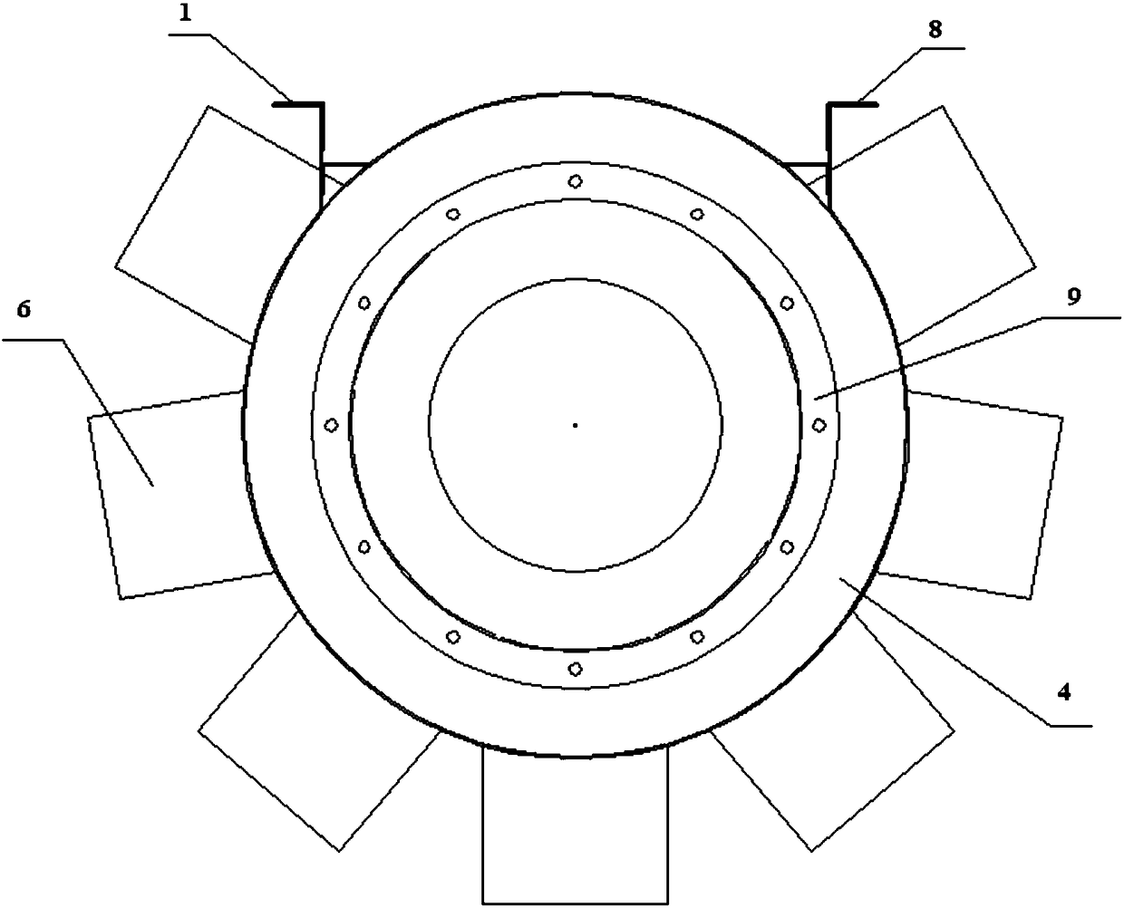 Muffler for air inlet of axial flow fan