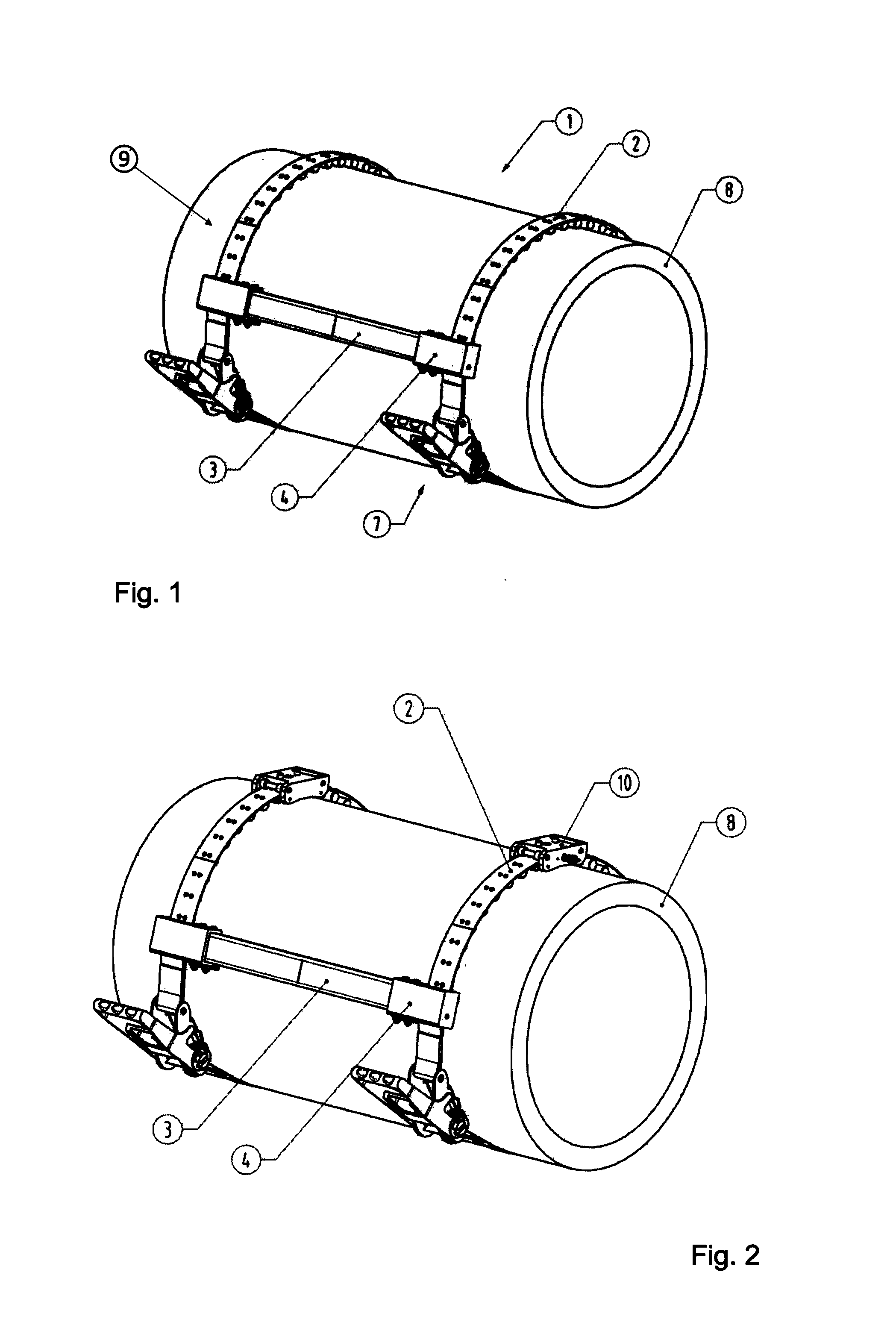 Apparatus for guiding tube processing devices