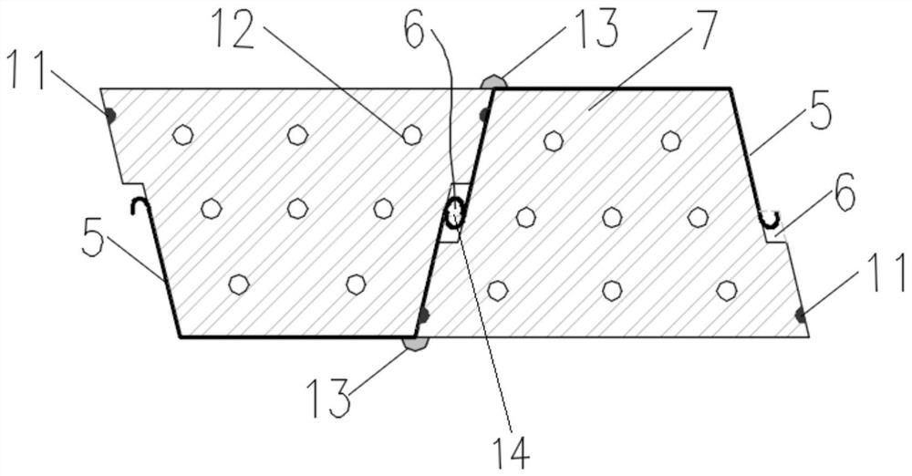 An assembled caisson structure and its installation method