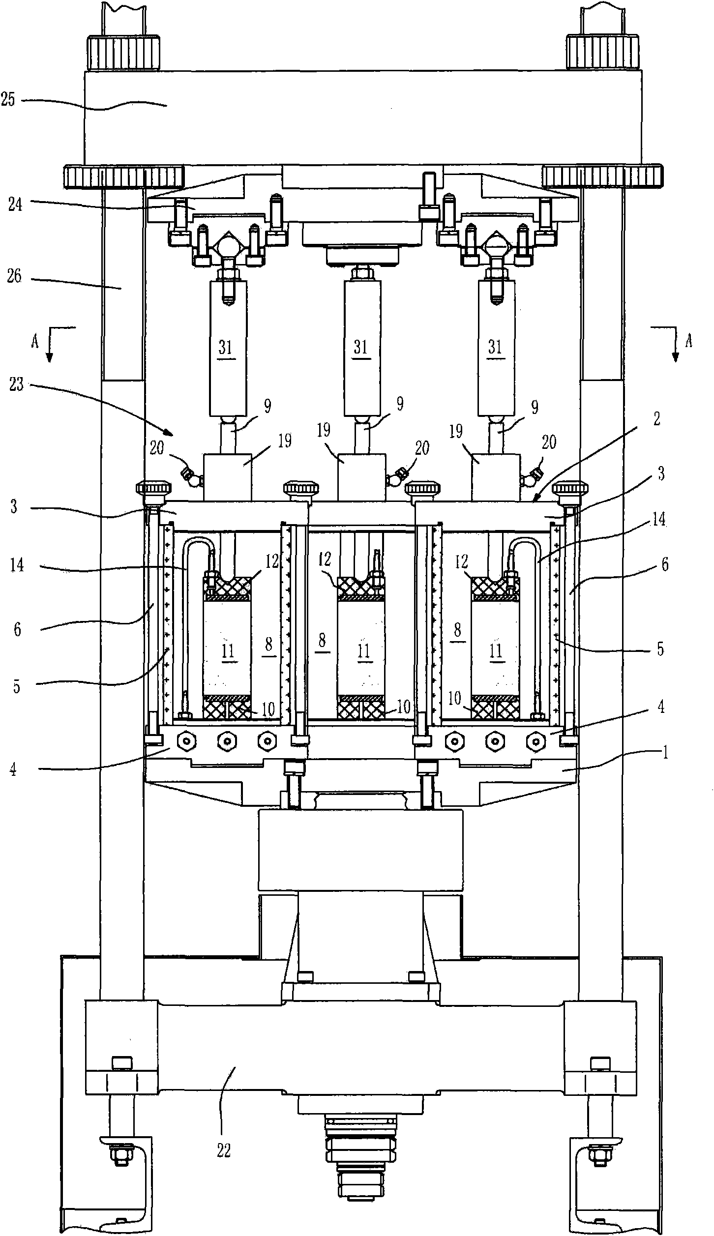 Improved type triaxial apparatus