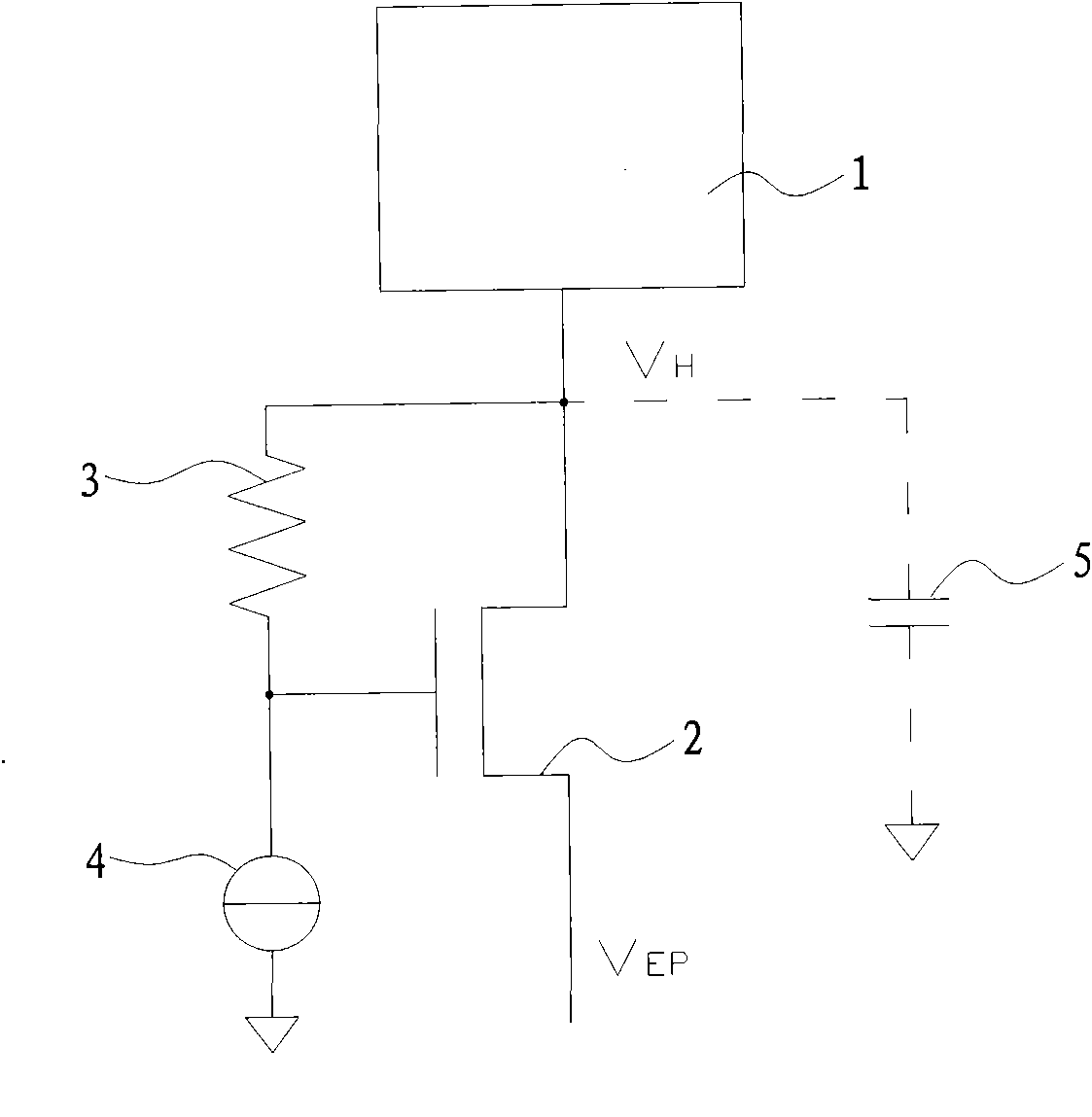 Output voltage regulator circuit of charge pump