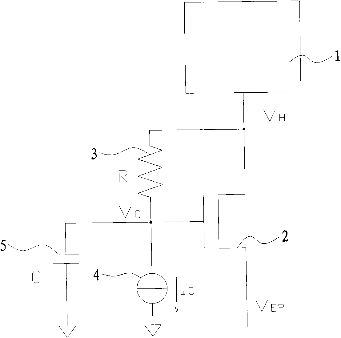 Output voltage regulator circuit of charge pump