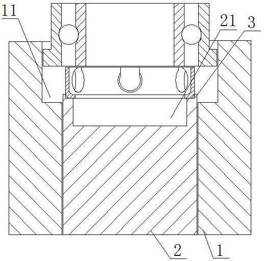 An assembly method of a miniature standard rolling bearing crown cage