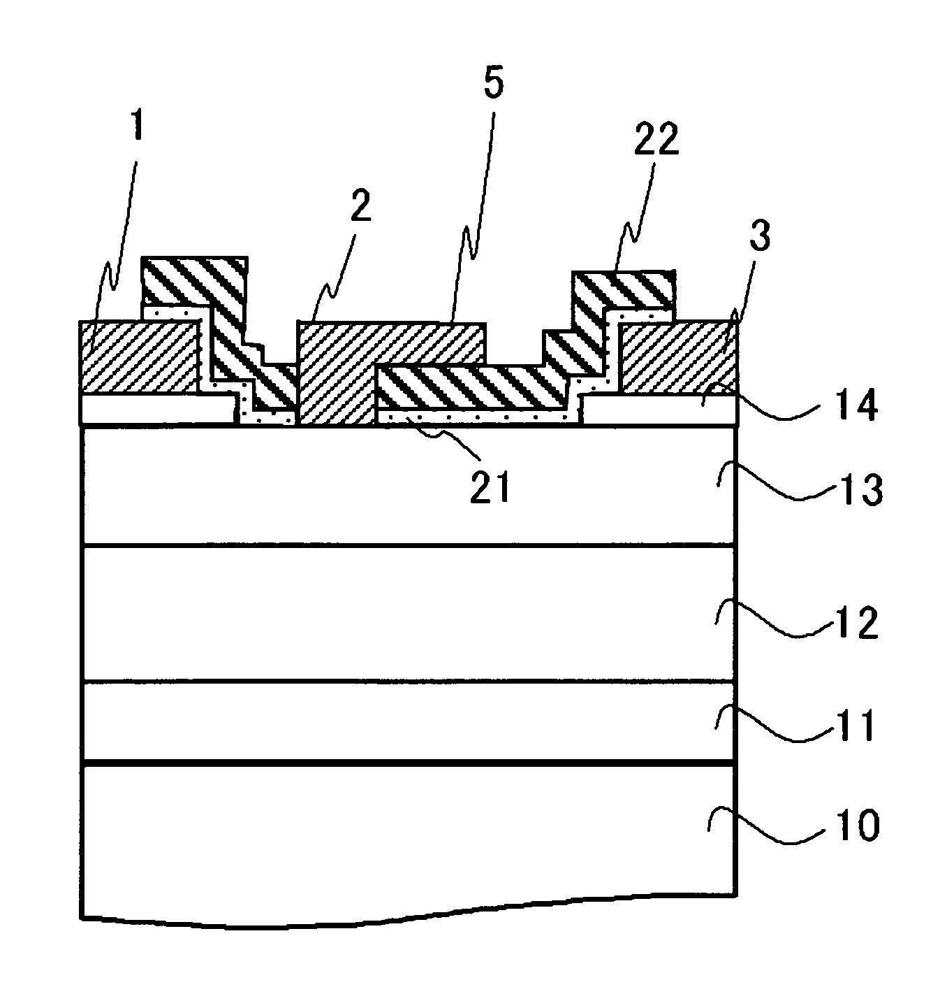 Field-effect transistor having group III nitride electrode structure