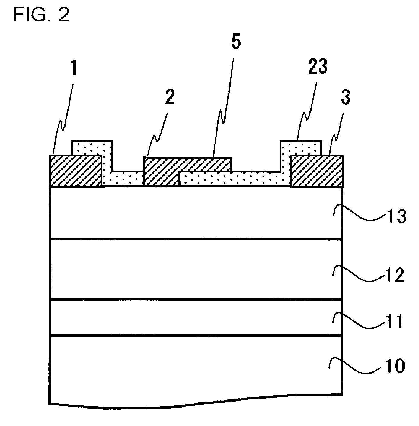 Field-effect transistor having group III nitride electrode structure