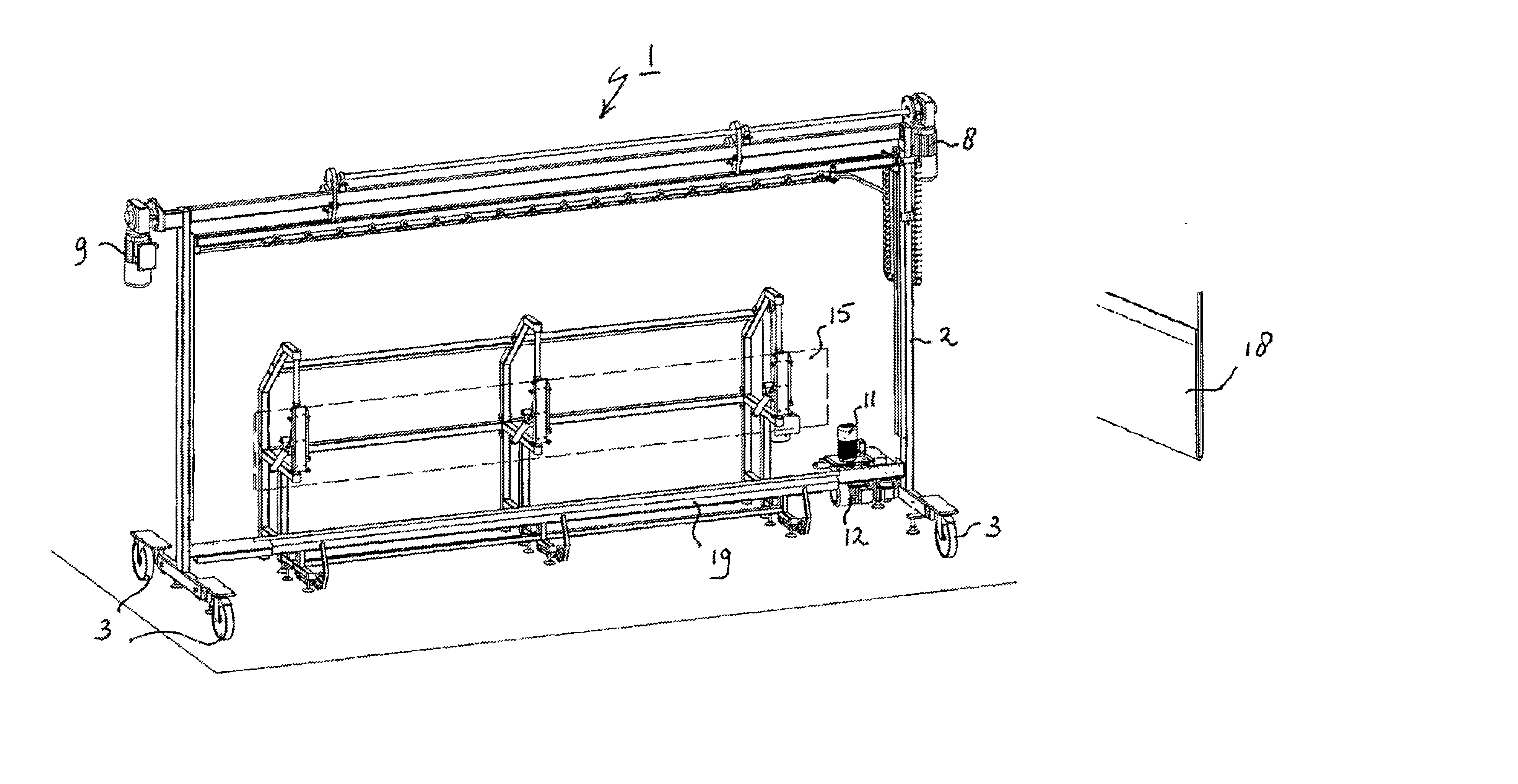 Method for manufacturing an assembly of a first flexible sheet and a second flexible sheet by mechanical means