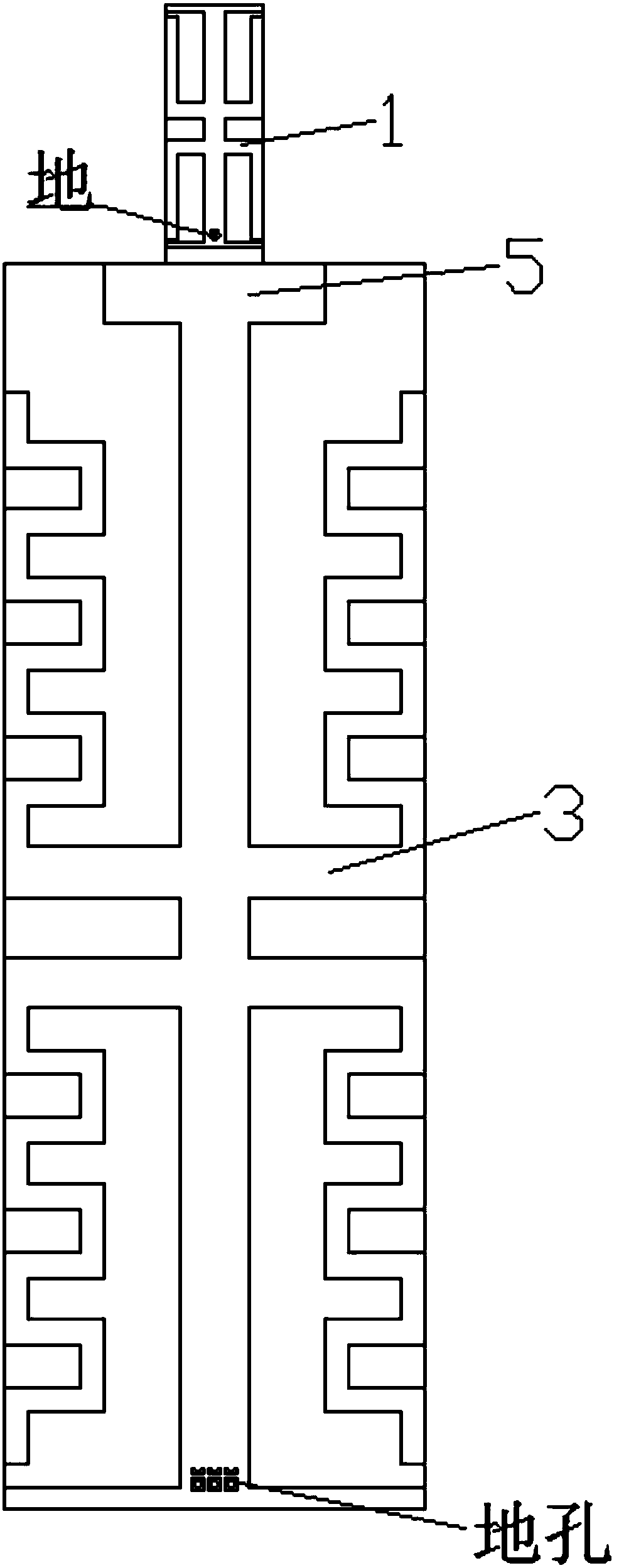 Airborne double-frequency antenna applied to L/C frequency band