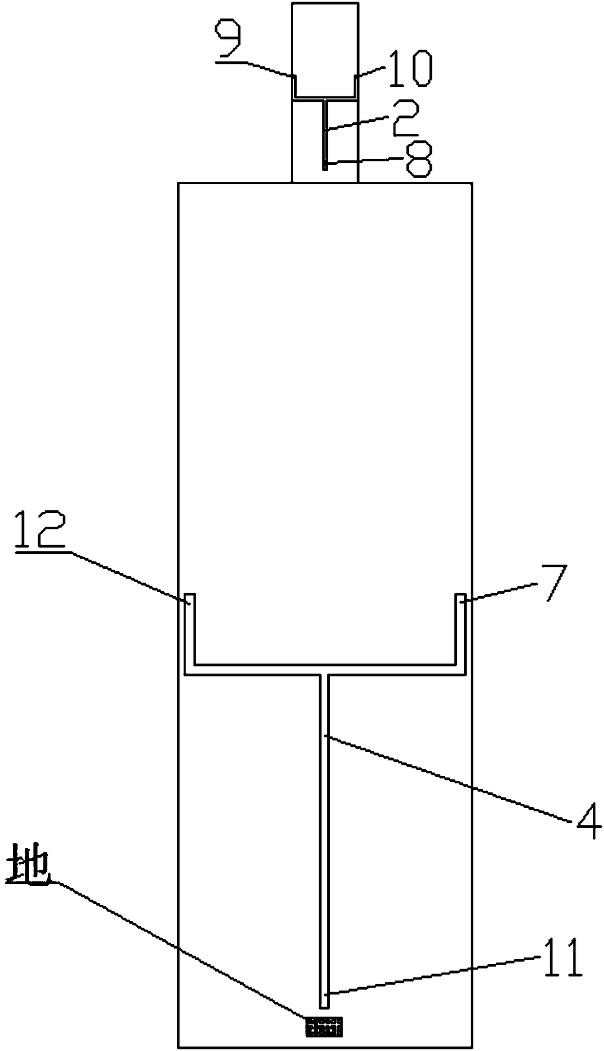 Airborne double-frequency antenna applied to L/C frequency band