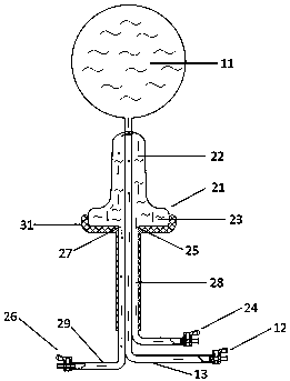 Conformal constant-pressure heat capsule damage device for whole layer of HPV infected cervical epithelial cells