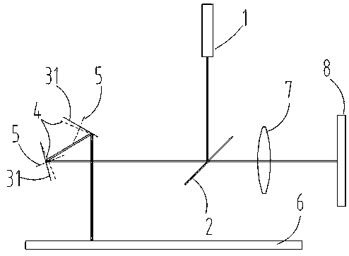 Long-range surface shape detector and detection method