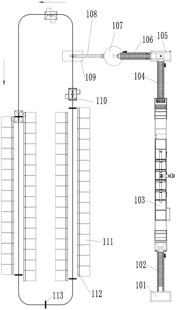 Diamond drying and screening automatic production system